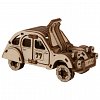 Puzzle mecanic din lemn, Wooden.City, Rally Car 2 (Citroen 2CV), 104 piese