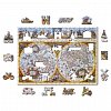 Harta antica a lumii M, Puzzle 3D Wooden City