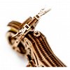 Puzzle mecanic din lemn, Wooden.City, Motocicleta MotoCross, 88 piese