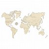 World Map L, 29 piese, Puzzle 3D Wooden City