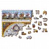 Puzzle 3D din lemn, Harta antica Nova Terrarium XL, 750 piese, 750-0102-XL Wooden.City