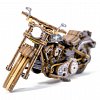 Puzzle mecanic din lemn, Wooden.City, Motocicleta Cruiser V-Twin Limited Ed., 168 piese
