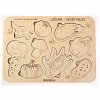 Puzzle de colorat, legume, 245 x 175 mm
