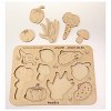 Puzzle de colorat, legume, 245 x 175 mm