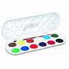 Acuarele Jovi, set 12 culori, diametru pastila 33 mm, cu pensula
