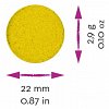 Acuarele Jovi, set 12 culori, diametru pastila 33 mm, cu pensula