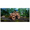 Puzzle mecanic din lemn, Wooden.City, Monster Truck 1 (Jeep CJ-5), 69 piese