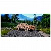 Puzzle mecanic din lemn, Wooden.City, Rally Car 4 (Porsche 911), 113 piese