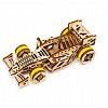 Puzzle mecanid din lemn, Wooden.City, Masina Bolid, 108 piese