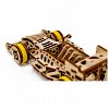 Puzzle mecanid din lemn, Wooden.City, Masina Bolid, 108 piese