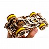 Puzzle mecanid din lemn, Wooden.City, Masina Bolid, 108 piese