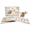 Puzzle mecanic din lemn, Wooden.City, Elicopter, 194 piese