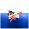 Kit educational STEM, Avion de lemn, 20 piese, 2 elici, 2xAA