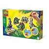 Set creativ Mulaje si pictura, Dinozauri, 5 ani, SES
