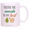 Cana cu mesaj pentru iubit - Avocado and Toast Love