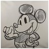 Ghiozdan gradinita Mickey Mouse, 23 x 19 x 8 cm, 100 anniversary