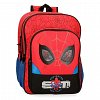 Ghiozdan scoala Spiderman, 2 compartimente, 30 x 40 x 13 cm, Protector