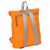 Rucsac Mart-Los Angeles Rolltop Mini, 27x8x33 cm, portocaliu neon