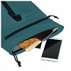 Rucsac Mart-Los Angeles Rolltop Mini, 27x8x33 cm, petrol