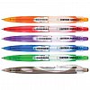 Pix Centrum Aqua, 0.7 mm, cu mecanism, albastru, corp diverse culori