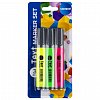 Textmarker Centrum, 1-3 mm, set 3 bucati Neon Roz, Galben, Verde