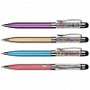 Pix Centrum Crystal Touch Stylus, cu mecanism, 1.0 mm, albastru, diverse culori