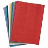 Hartie autoadeziva Centrum, A4, set 10 coli, 10 culori glitter