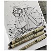 Liner Sakura Pigma Micron, 3buc-set, black plus grey, 05, 05, 05