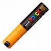 Marker cu vopsea, Posca UNI PC-8K, vf.tesit, 8 mm, galben inchis