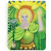 Carnet cu spira 7 x 10 cm, 75 file, velin, Arhanghelul Rafael