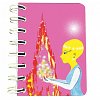 Carnet cu spira 7 x 10 cm, 75 file, velin, Foc magic