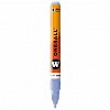 Marker acrilic Molotow One4All 127HS, varf rotund, 2 mm, blue violet pastel