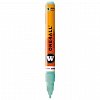 Marker acrilic Molotow One4All 127HS, varf rotund, 2 mm, lagoon blue pastel