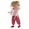 Papusa Celia, Pantaloni Rosii si Camasa Alba, 30cm