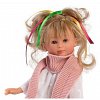 Papusa Celia, Pantaloni Rosii si Camasa Alba, 30cm