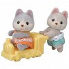 Figurine Sylvanian Families, Gemeni Catelusi Husky