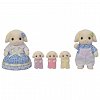 Figurine Sylvanian Families, Familia Iepurasilor Flora