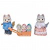 Figurine Sylvanian Families, Familia Catelusilor Husky