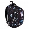 Ghiozdan St.Right, 39 x 27 x 17 cm, 3 compartimente, Blue Gamer, BP26