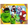 Puzzle Spidey, set 4 modele, 12-16-20-24 piese, 3 ani, Ravensburger