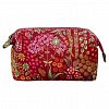 Geanta cosmetice Pip Velvet medie, 22 x 9.5 x 15 cm, rosu