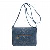 Geanta de umar Pip Flap Kyoto, 25 x 7 x 20 cm, albastru denim