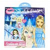 Set creativ de colorat si razuit Besties, 19 x 19 cm, 6 file, Grafix