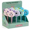 Pix Back2Fun, albastru, PomPom Monsters