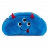 Pouch Back2Fun, reversibil, Monster albastru verde