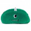 Pouch Back2Fun, reversibil, Monster albastru verde
