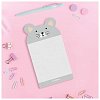 Notite adezive 90 x 165 mm, 60 file, Back2Fun Mouse