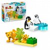 LEGO DUPLO - Familii de animale salbatice: Pinguini si lei 10442