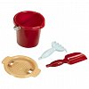 Carucior cu maner si set galetica, plastic reciclat, 3 ani, Theo KLEIN