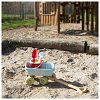 Carucior cu maner si set galetica, plastic reciclat, 3 ani, Theo KLEIN